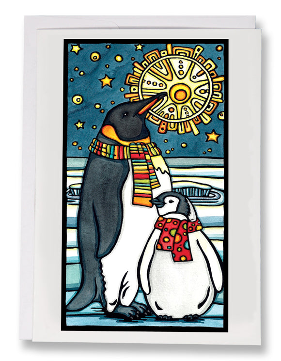 Penguins - 207 - Sarah Angst Art Greeting Cards, Giclee Prints, Jewelry, More