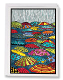 Umbrellas - 213 - Sarah Angst Art Greeting Cards, Giclee Prints, Jewelry, More