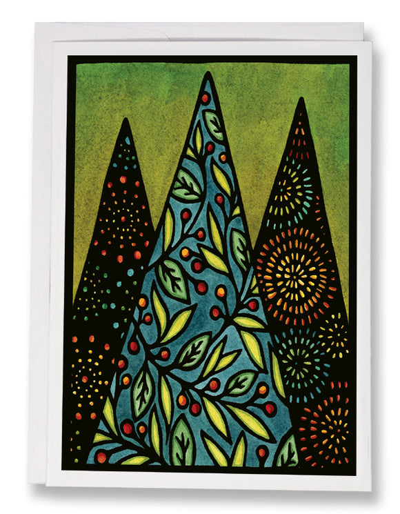 Christmas Trees - Sarah Angst Art Greeting Cards, Giclee Prints, Jewelry, More