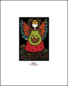 Angel - Simple Giclee Print - Sarah Angst Art Greeting Cards, Giclee Prints, Jewelry, More