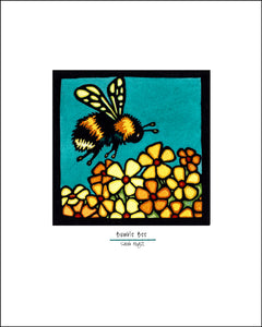 Bumble Bee - Simple Giclee Print - Sarah Angst Art Greeting Cards, Giclee Prints, Jewelry, More