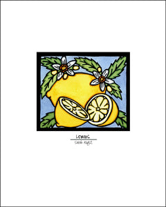 Lemons - Simple Giclee Print - Sarah Angst Art Greeting Cards, Giclee Prints, Jewelry, More
