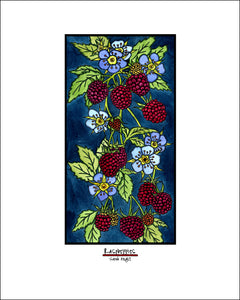 Raspberries - Simple Giclee Print - Sarah Angst Art Greeting Cards, Giclee Prints, Jewelry, More