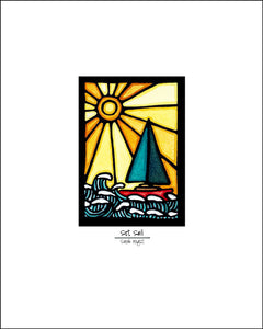 Set Sail - Simple Giclee Print - Sarah Angst Art Greeting Cards, Giclee Prints, Jewelry, More