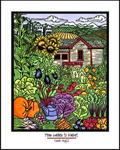 Garden - 8"x10" Overstock - Sarah Angst Art Greeting Cards, Giclee Prints, Jewelry, More